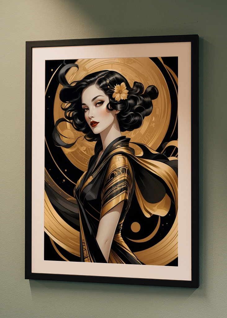 Art Deco - Frauenportrait