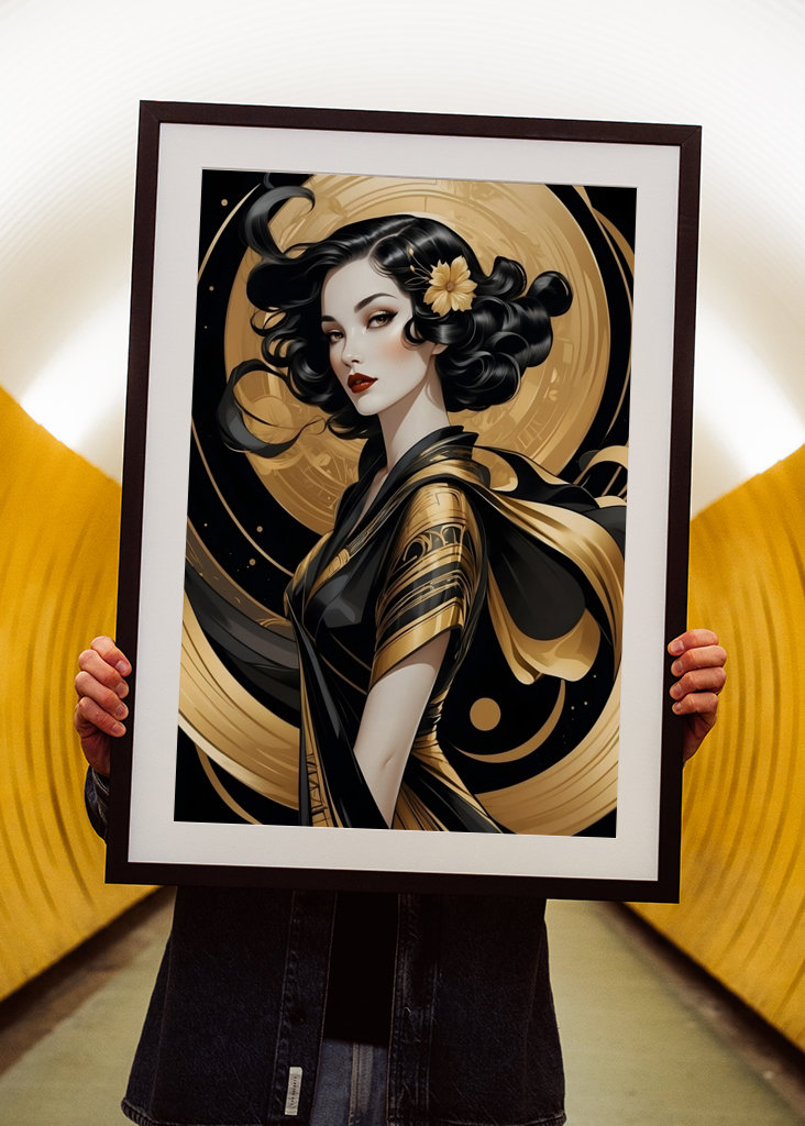 Art Deco - Frauenportrait