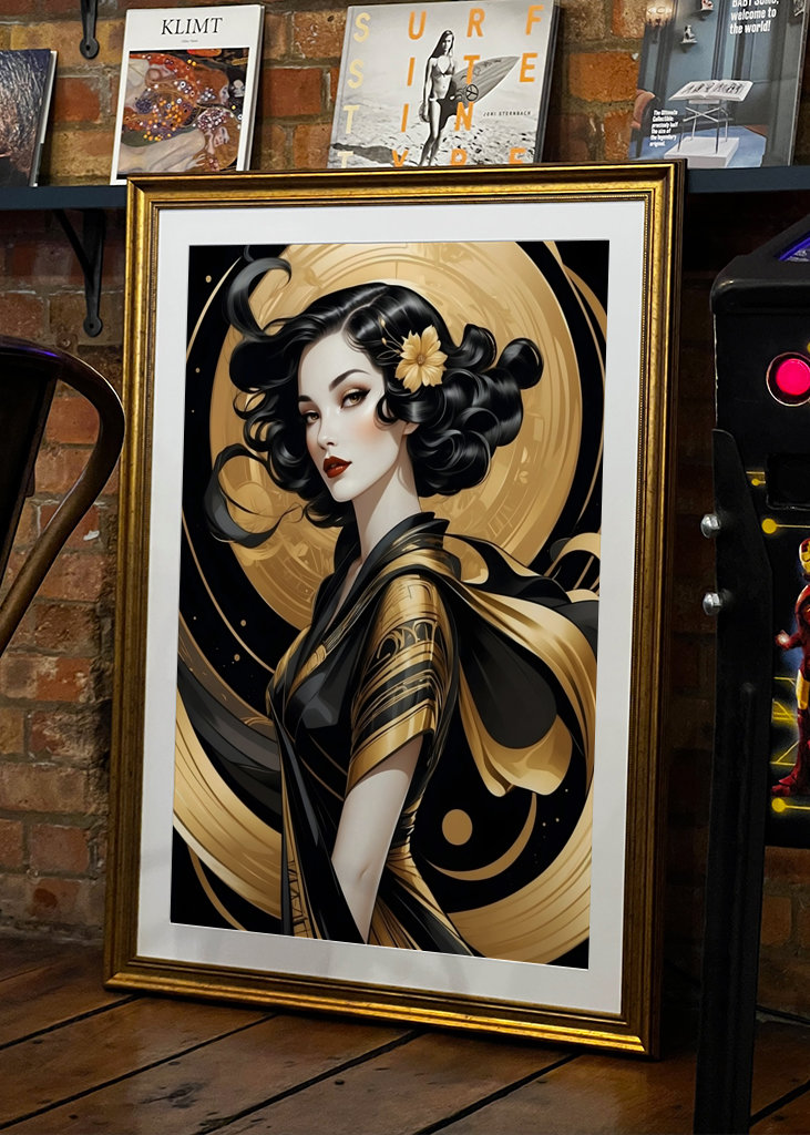 Art Deco - Frauenportrait