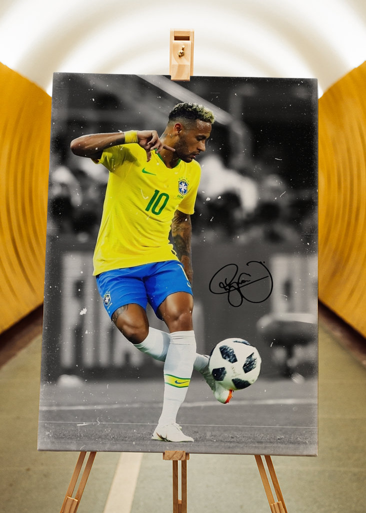 Neymar Brazylia Podpis
