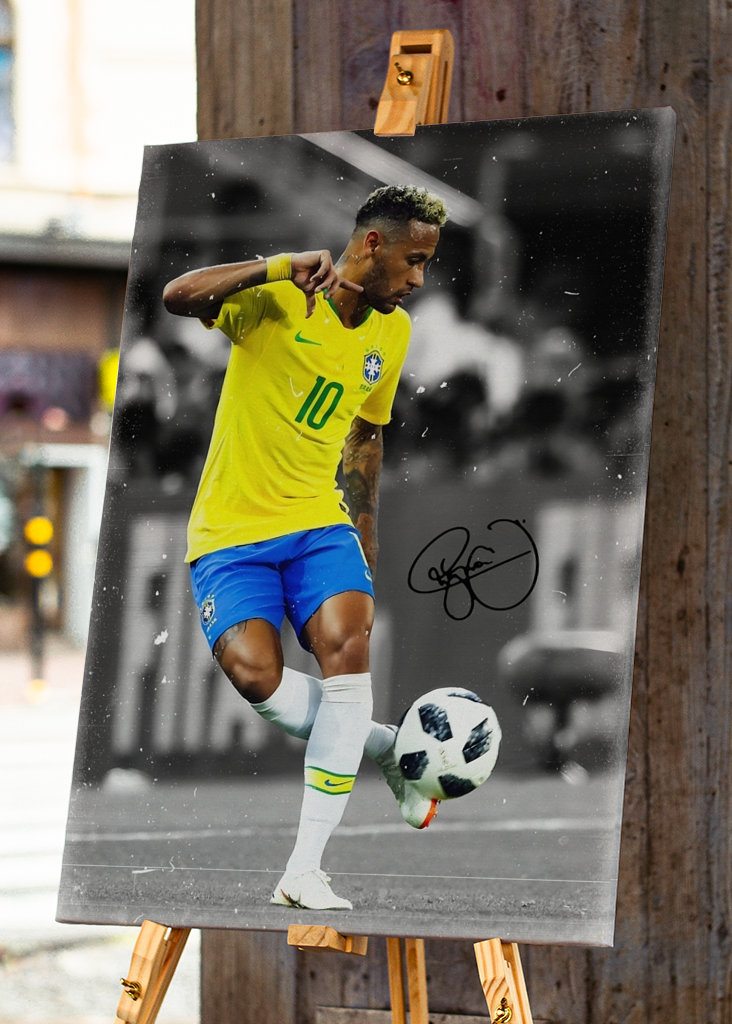 Neymar Brazylia Podpis