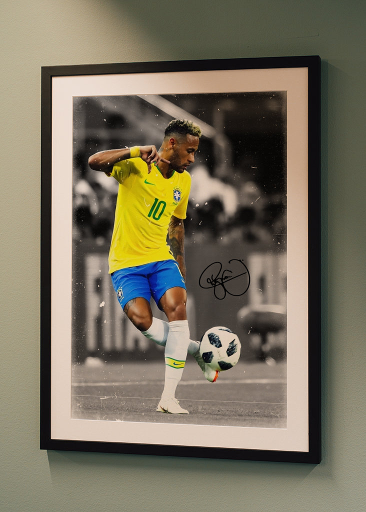 Neymar Brazylia Podpis