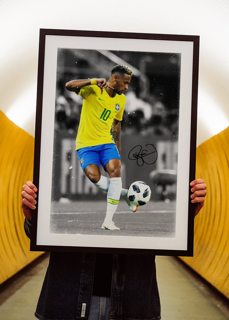 Neymar Brazylia Podpis