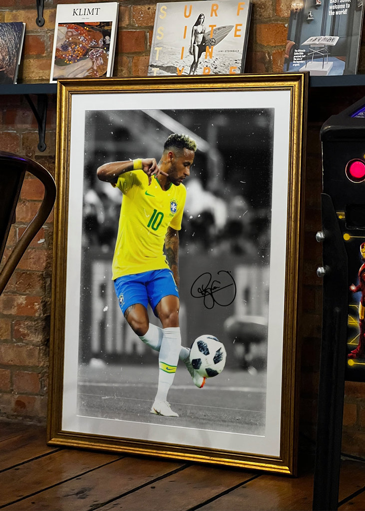 Neymar Brazylia Podpis