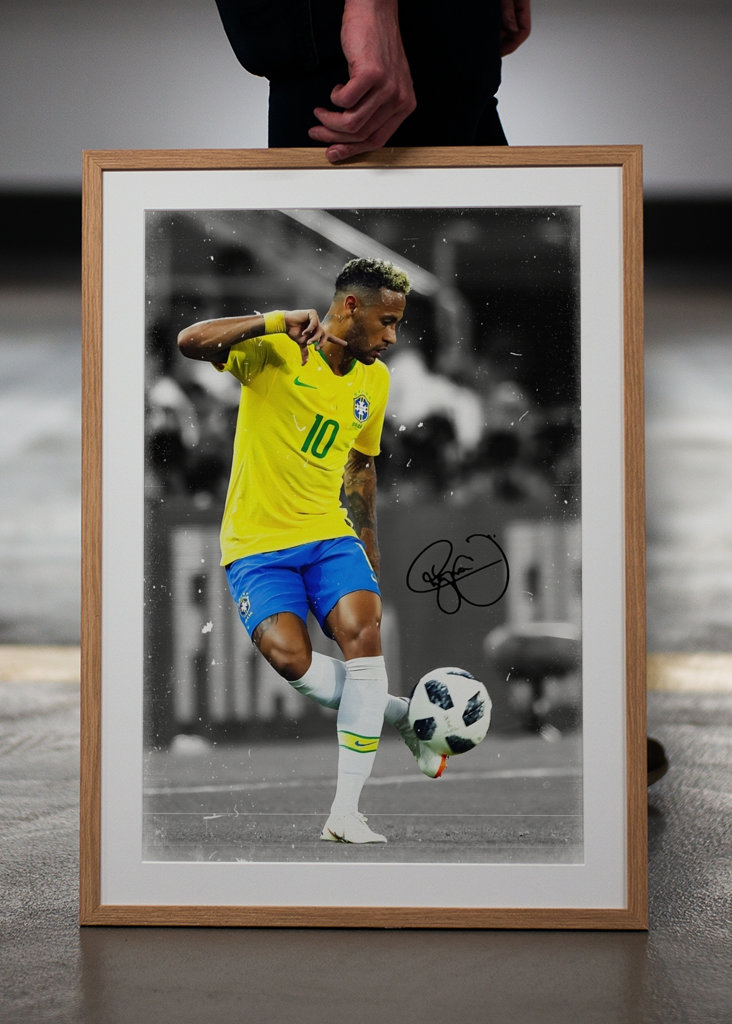 Neymar Brazylia Podpis