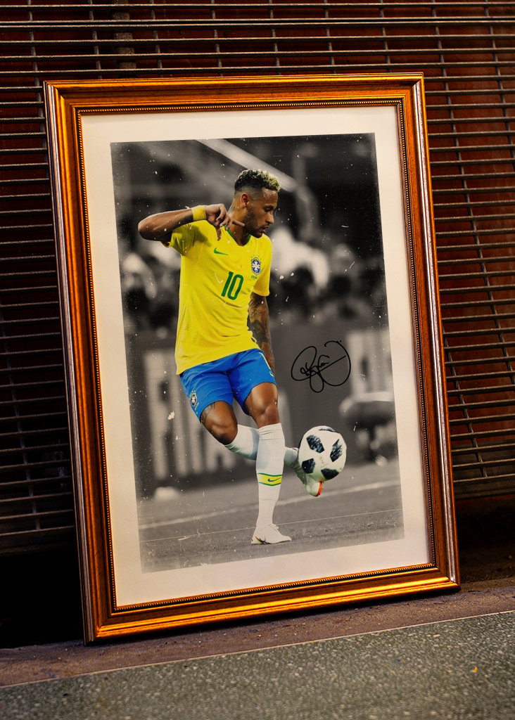 Neymar Brazylia Podpis