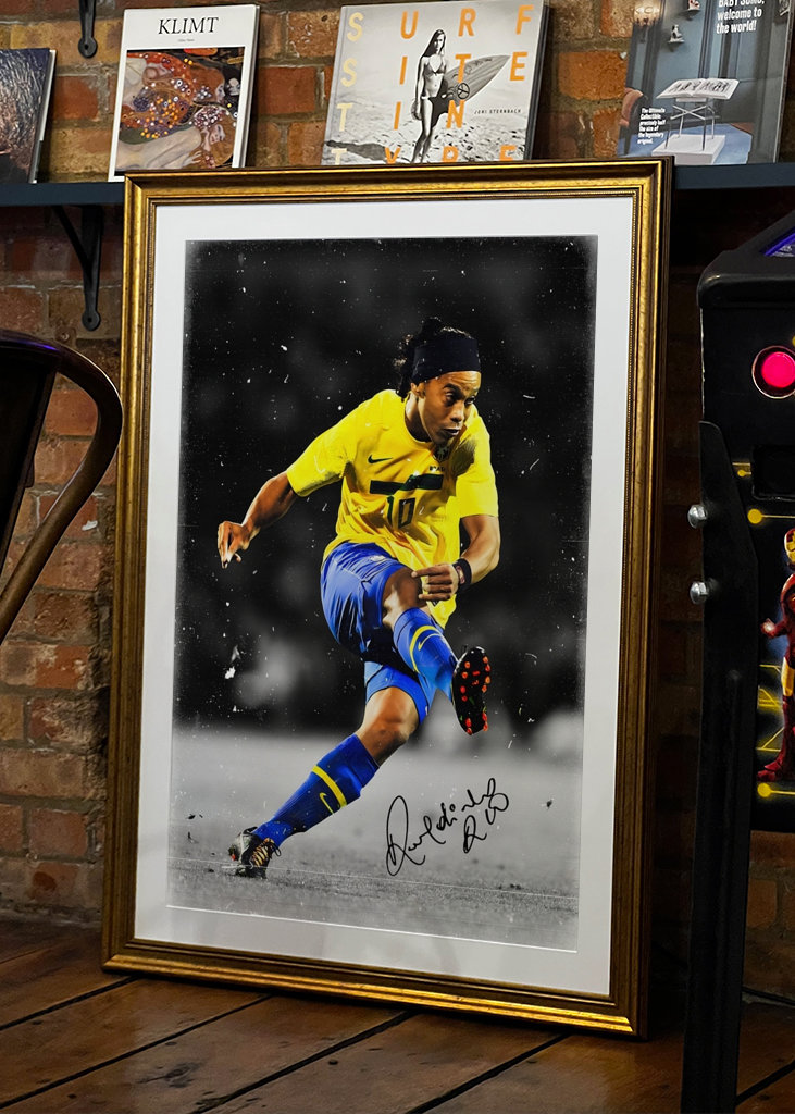 Ronaldinho Brasilien Signatur