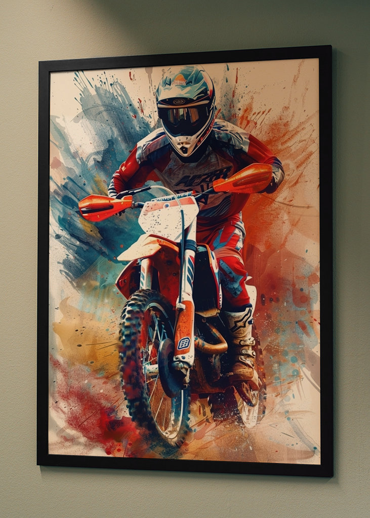 Motocross Dirt Bike Biker