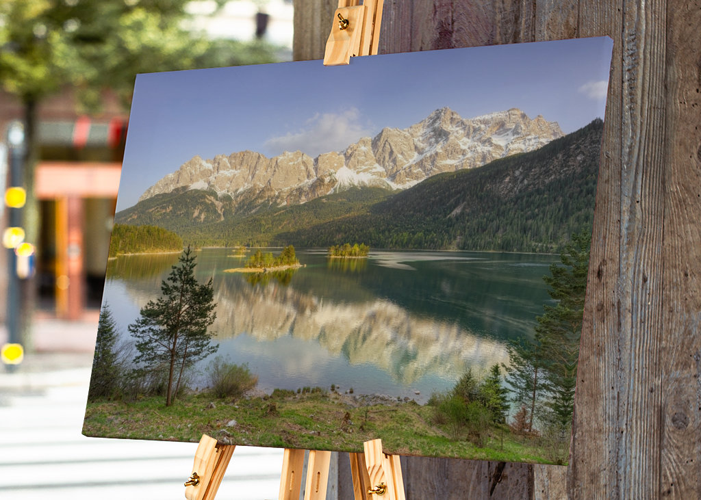 Uitzicht over de Eibsee
