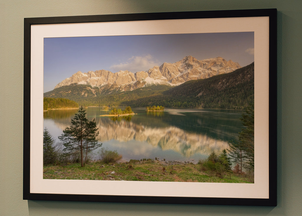 Uitzicht over de Eibsee