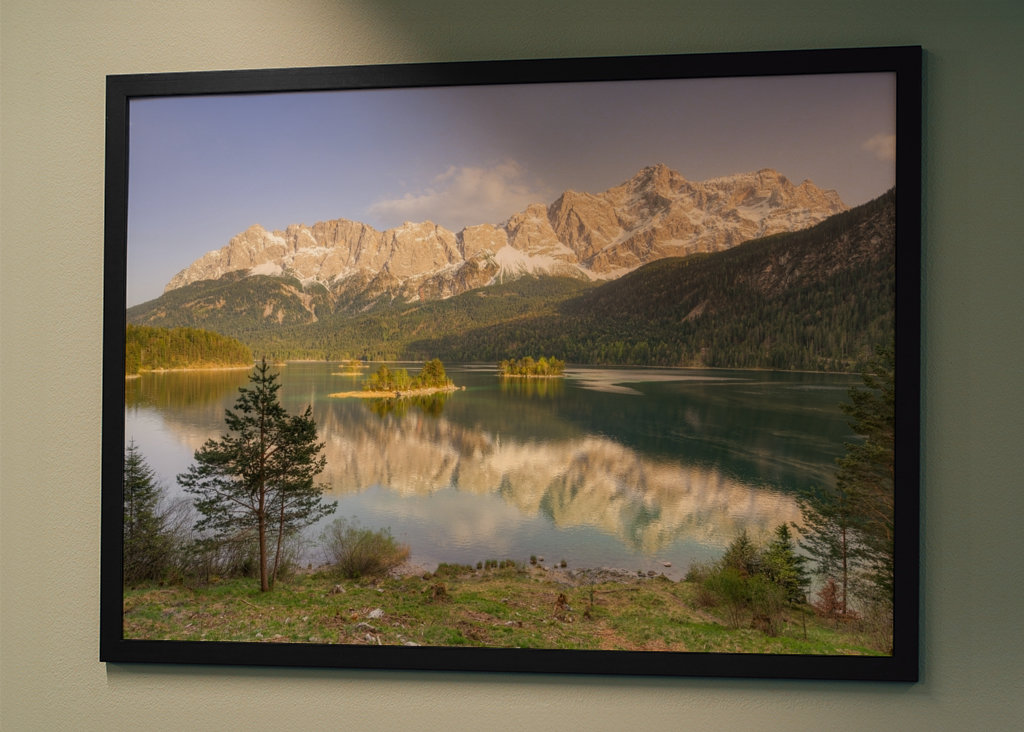 Uitzicht over de Eibsee
