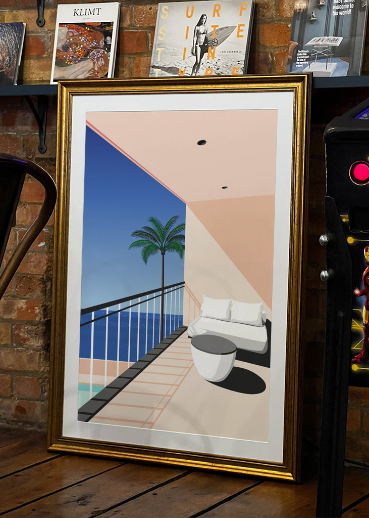 balcony tropical view