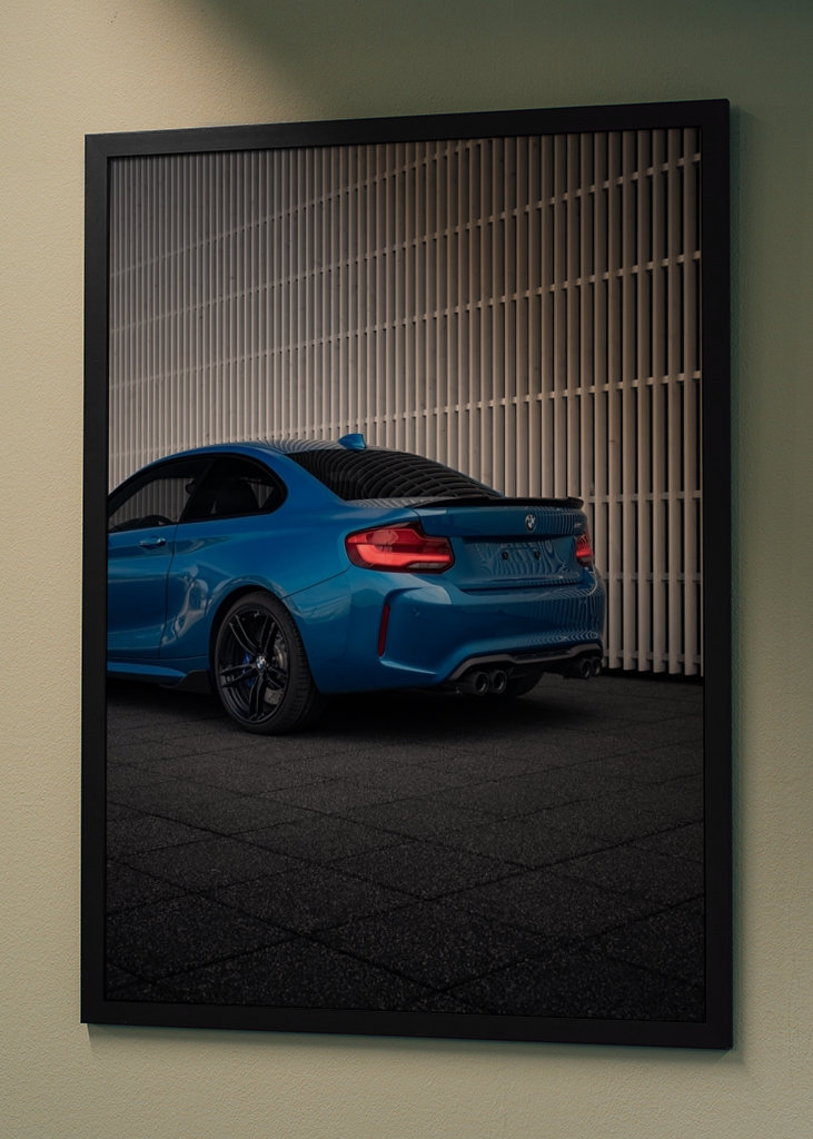 BMW M2 F87 Longbeach Blue Rear