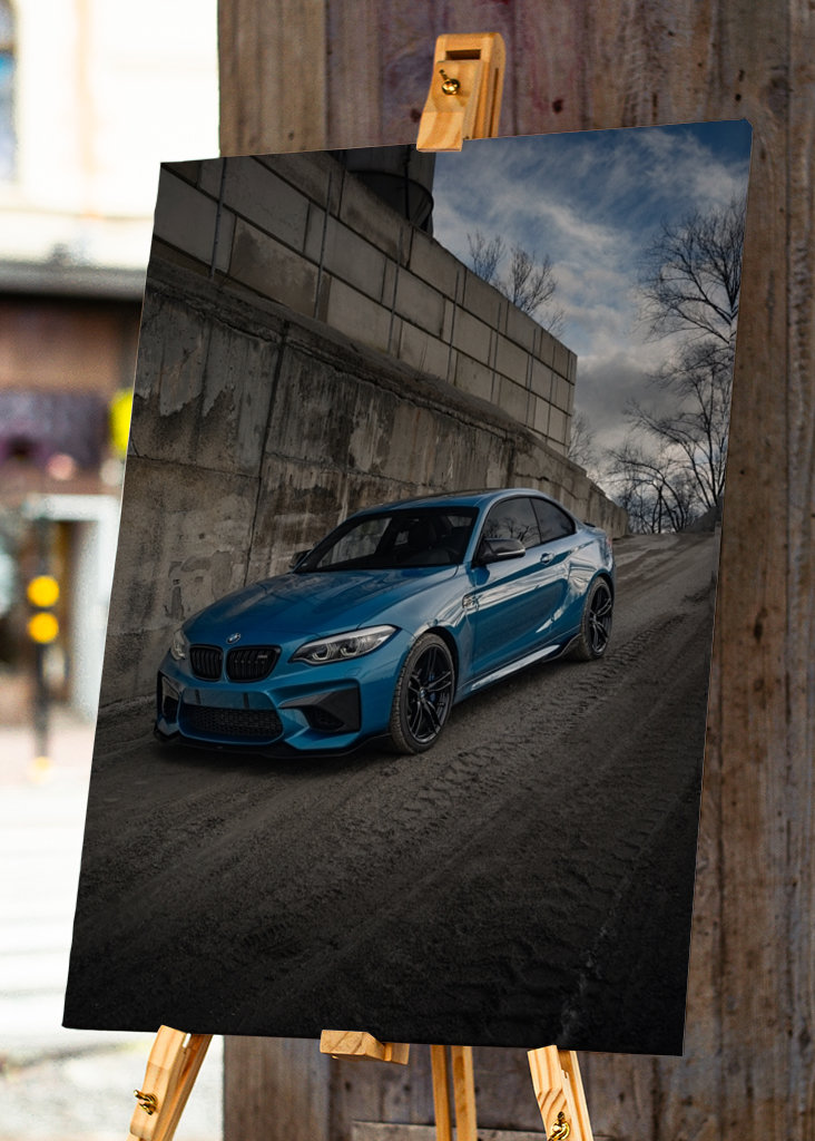 BMW M2 F87 Longbeach Niebieska Rampa