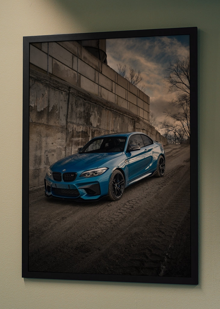 BMW M2 F87 Longbeach Niebieska Rampa