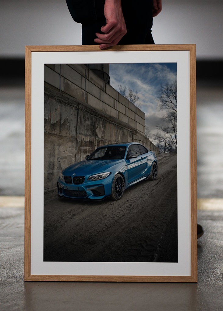 BMW M2 F87 Longbeach Niebieska Rampa