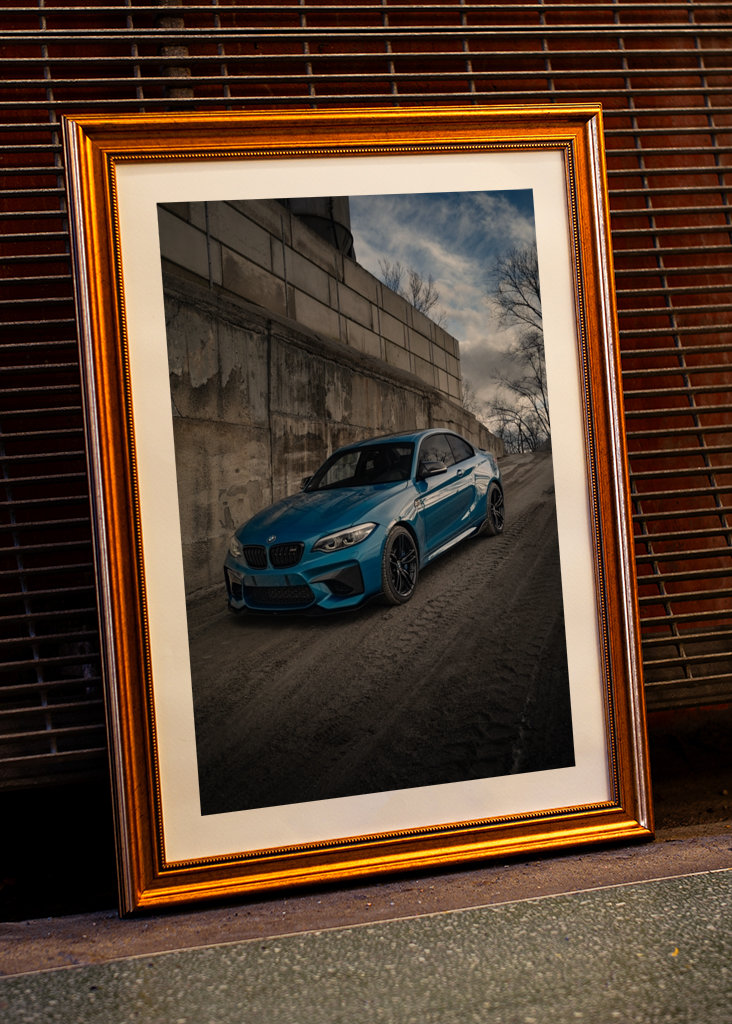 BMW M2 F87 Longbeach Niebieska Rampa