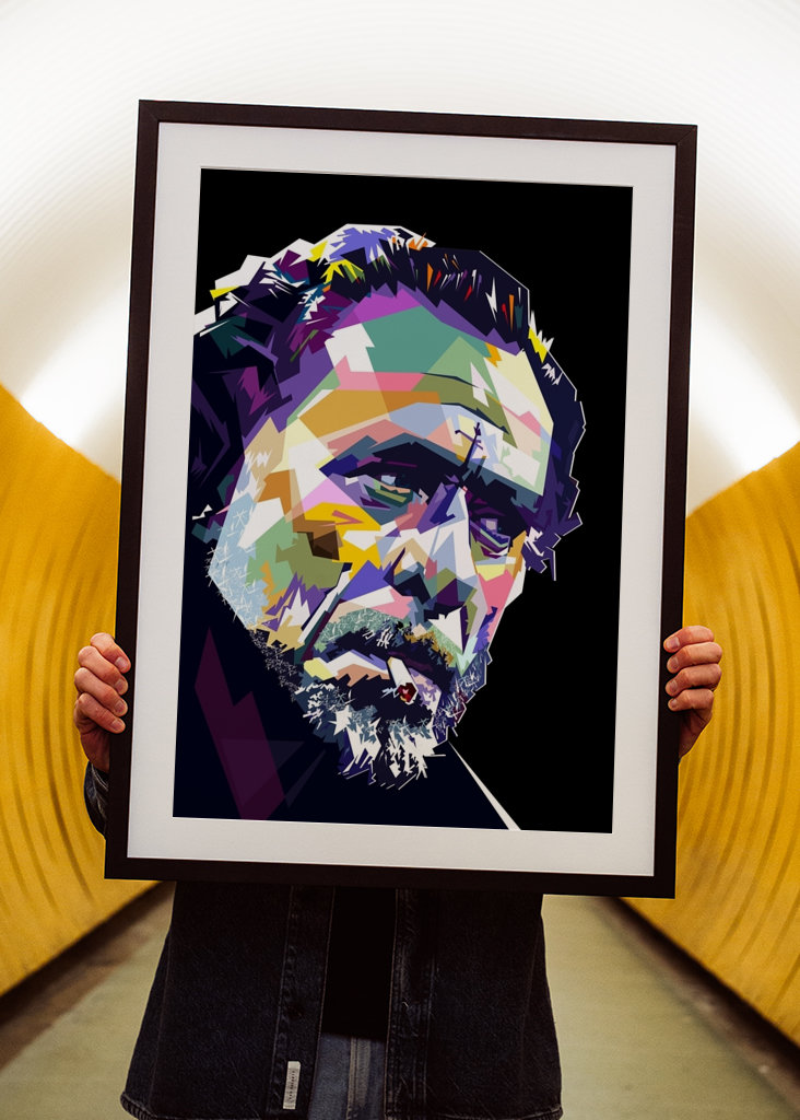 Charles Bukowski Pop Art