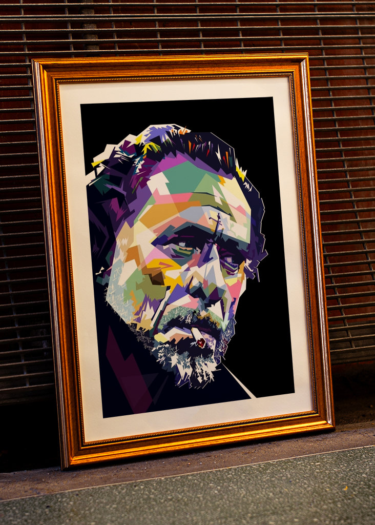 Charles Bukowski Pop Art