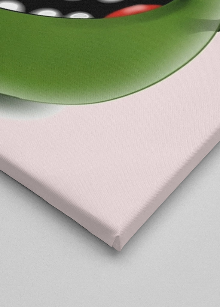 Fruit with funny worm         