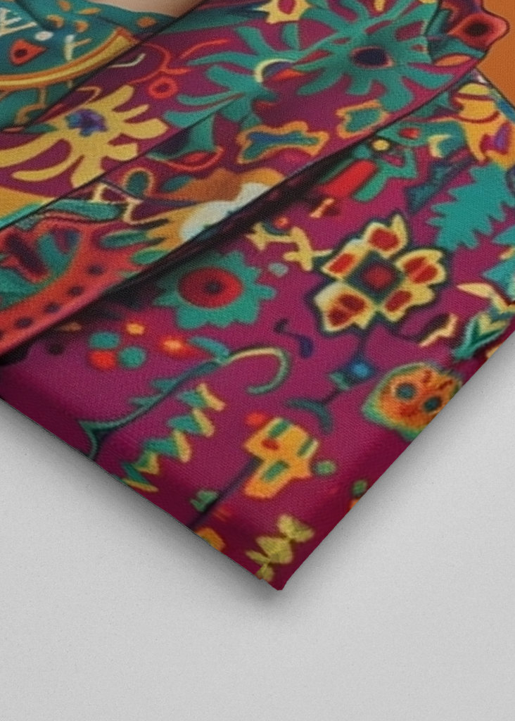 Frida Kahlo orange-art