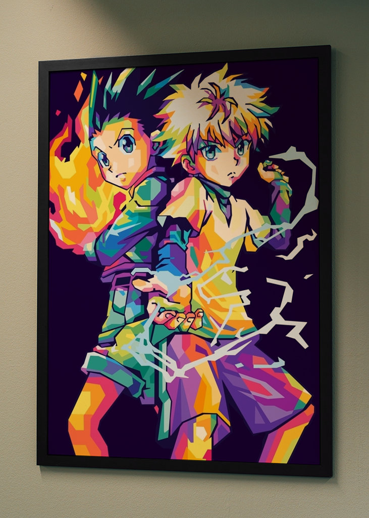 Gon Et Kirua Wpap Pop Art