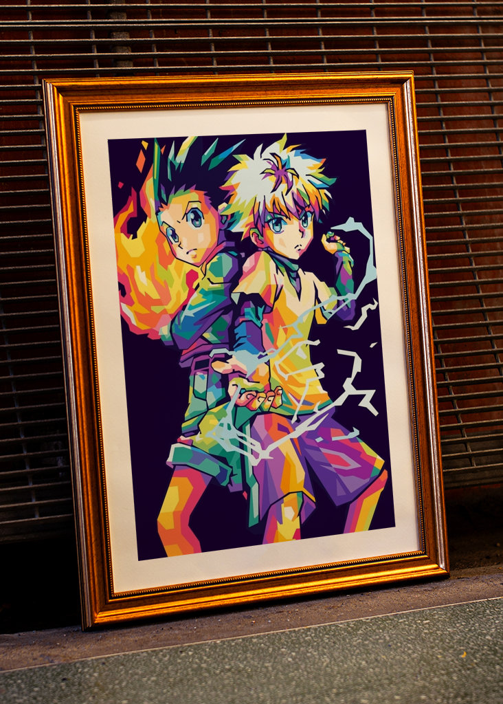 Gon Et Kirua Wpap Pop Art