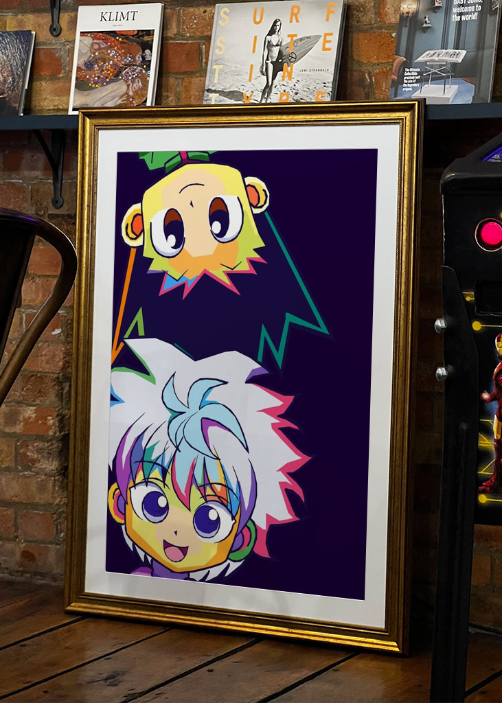 Gon Et Kirua Pop Art Mignon