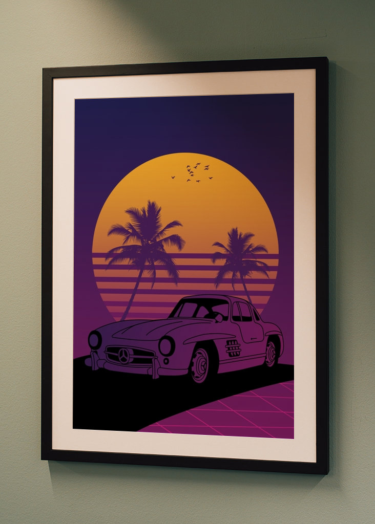 Retro auto klassikko