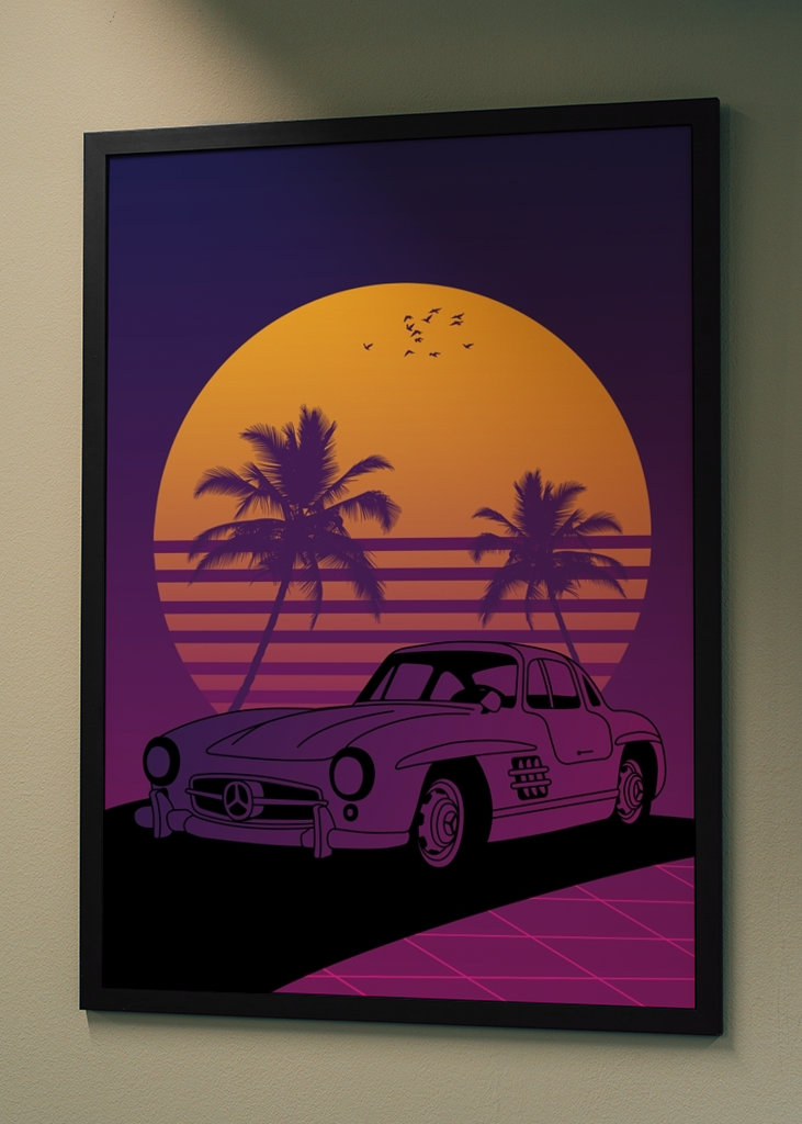 Retro auto klassikko