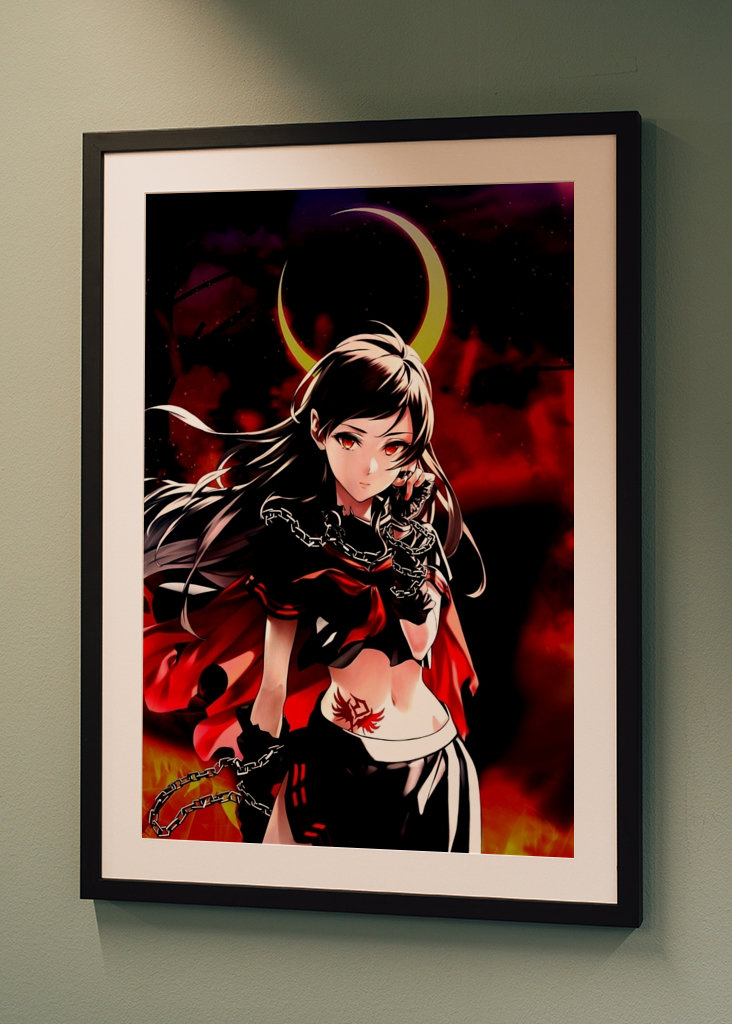 červená pekelná dívka anime