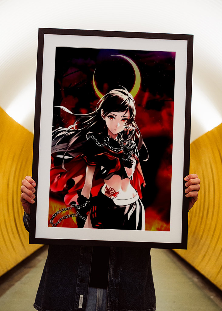 červená pekelná dívka anime