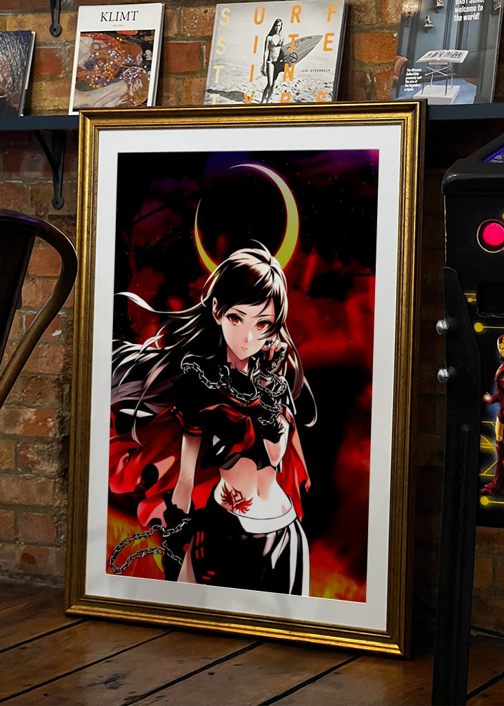 červená pekelná dívka anime