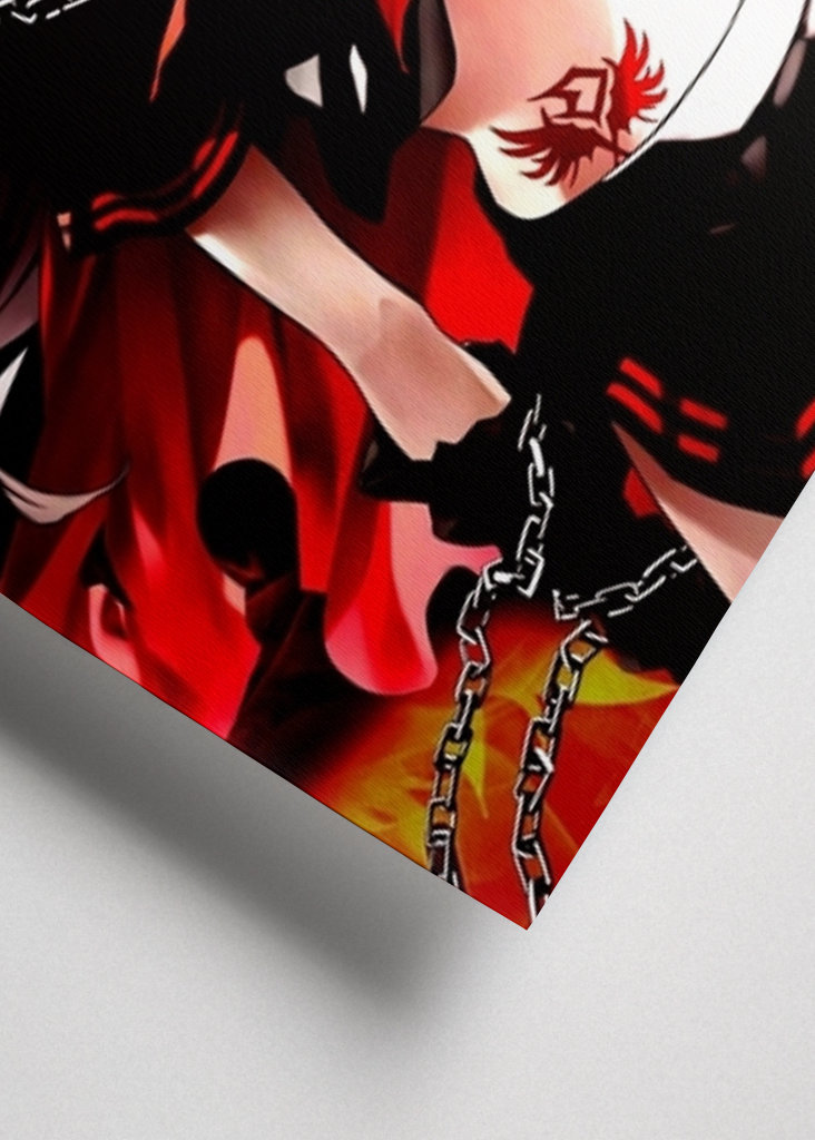 červená pekelná dívka anime