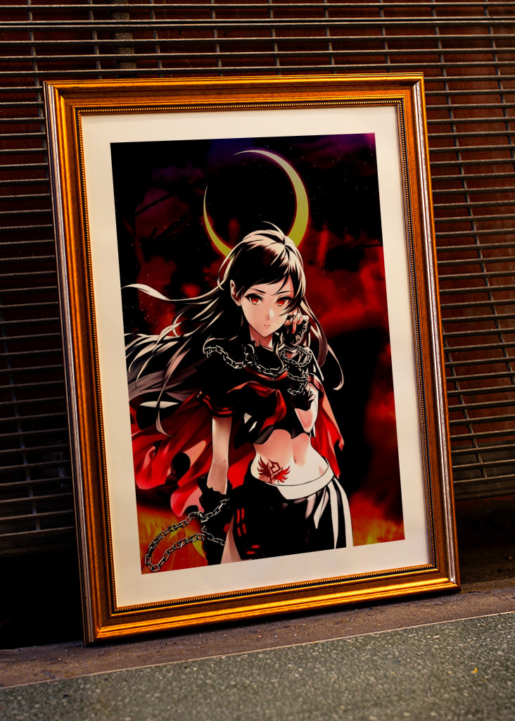 červená pekelná dívka anime