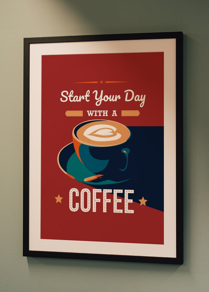 Beginnen Sie Ihren Tag mit einem Kaffee