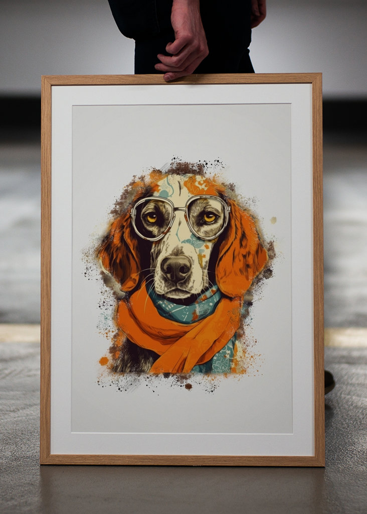 Snygga hundar i solglasögon