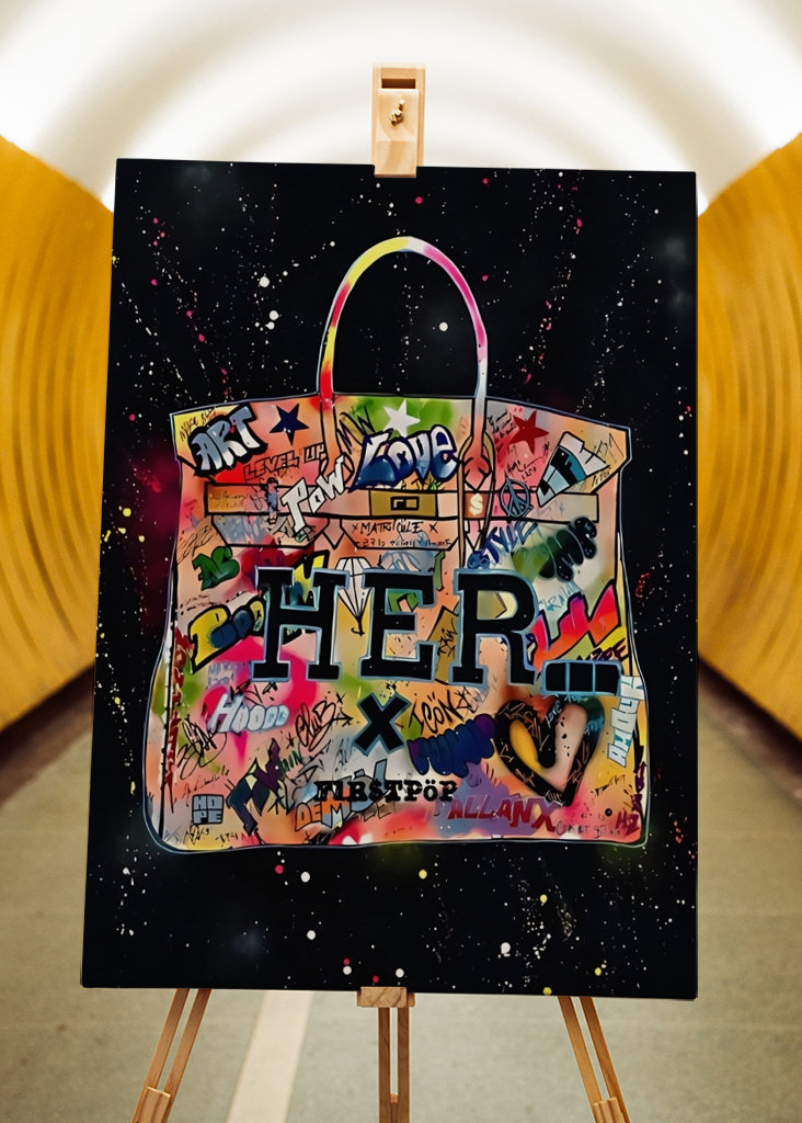 Ihr... Tasche Graffiti 