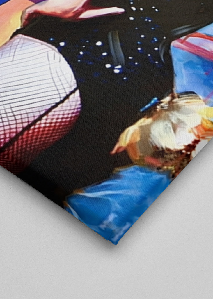 Pop art Fahsion Dívka Graffiti