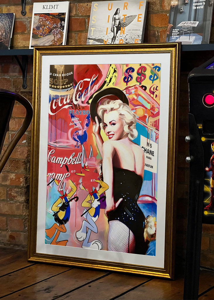 Pop art Fahsion Dívka Graffiti