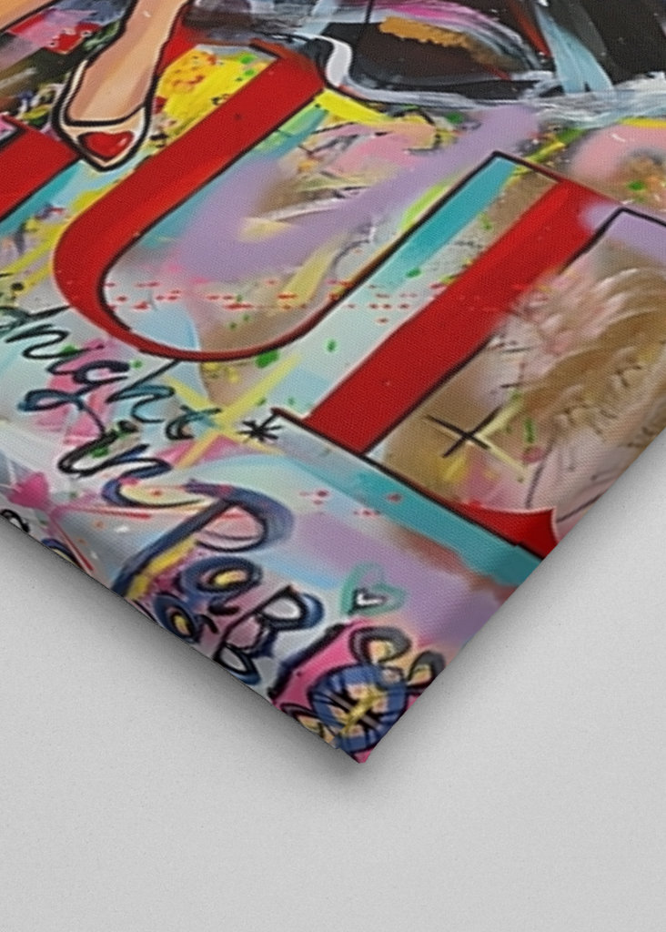 Fille pop art dans le Vogue parisien