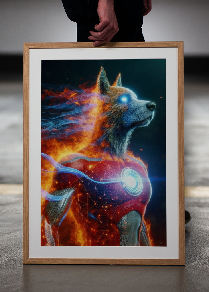 Superhero dog