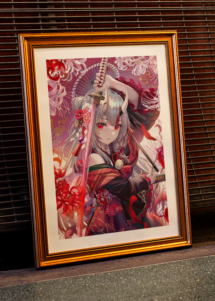 Roztomilá anime dívka Nariki Ayyam