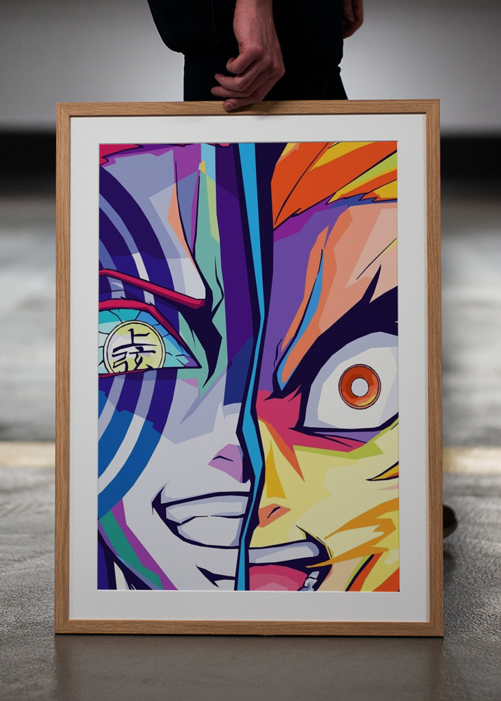 Akaza X Rengoku Wpap Pop Art