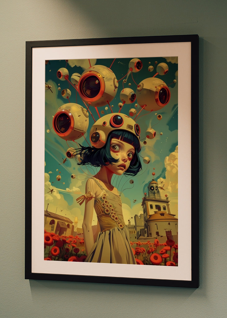 Retro-futuristisk manga fylder