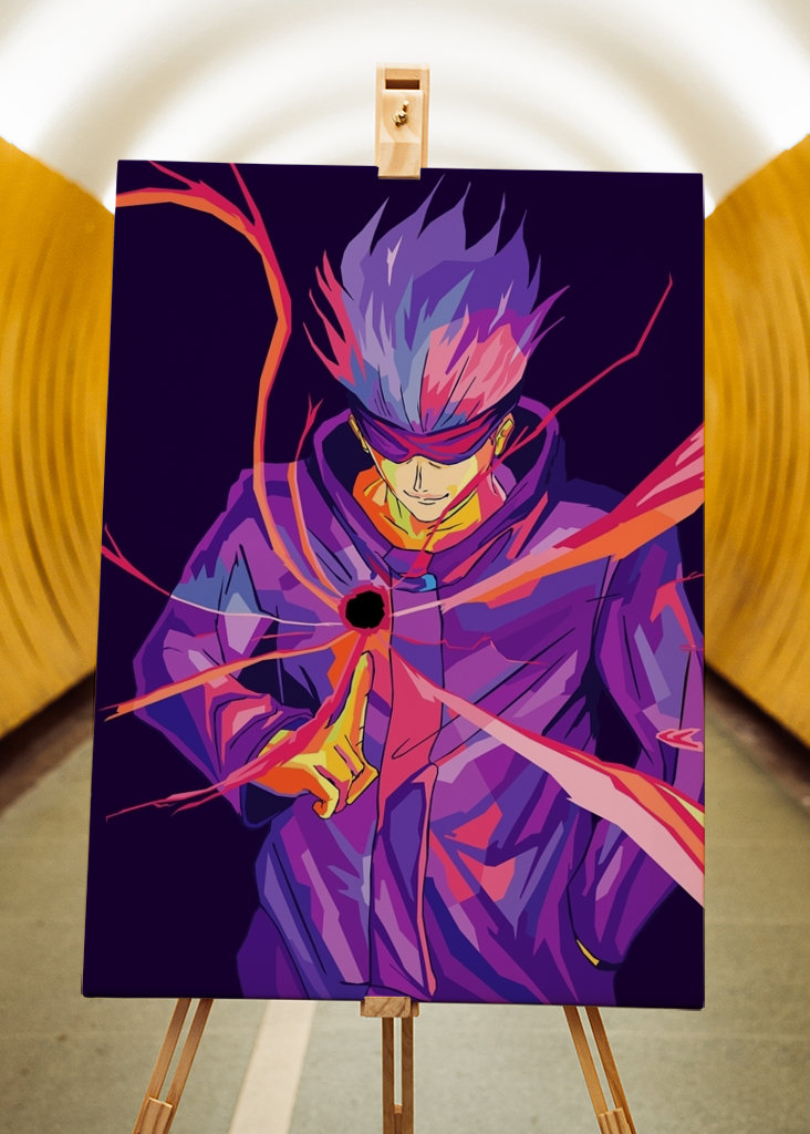 Gojo Satoru Wpap Pop Art