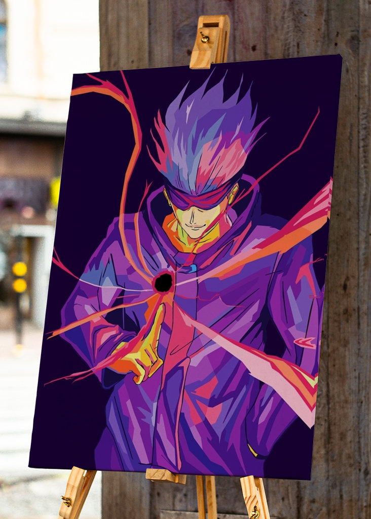 Gojo Satoru Wpap Pop Art