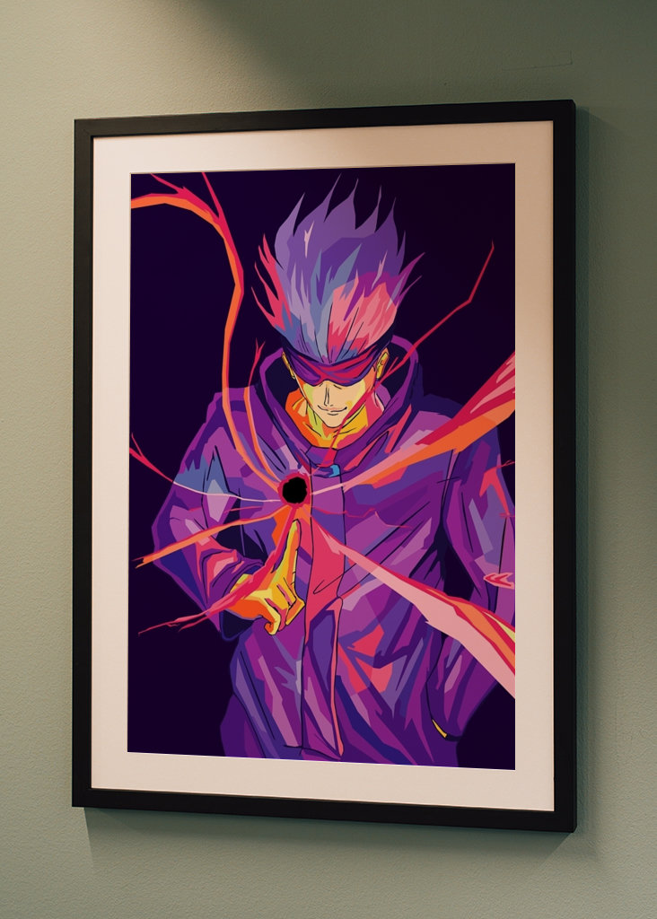 Gojo Satoru Wpap Pop Art