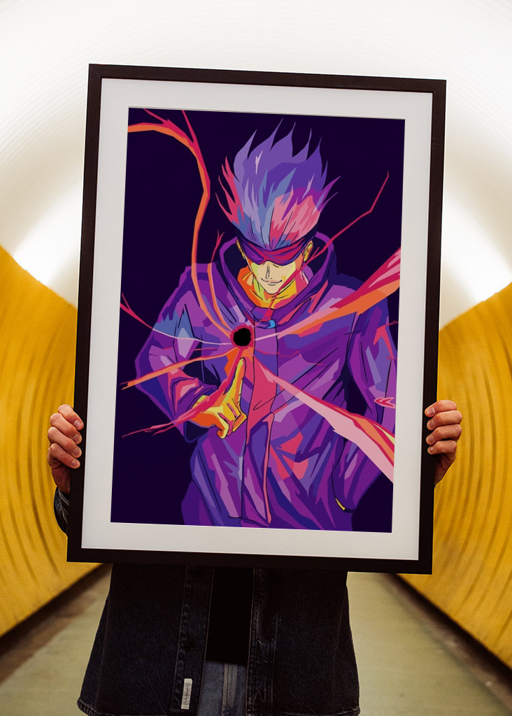 Gojo Satoru Wpap Pop Art