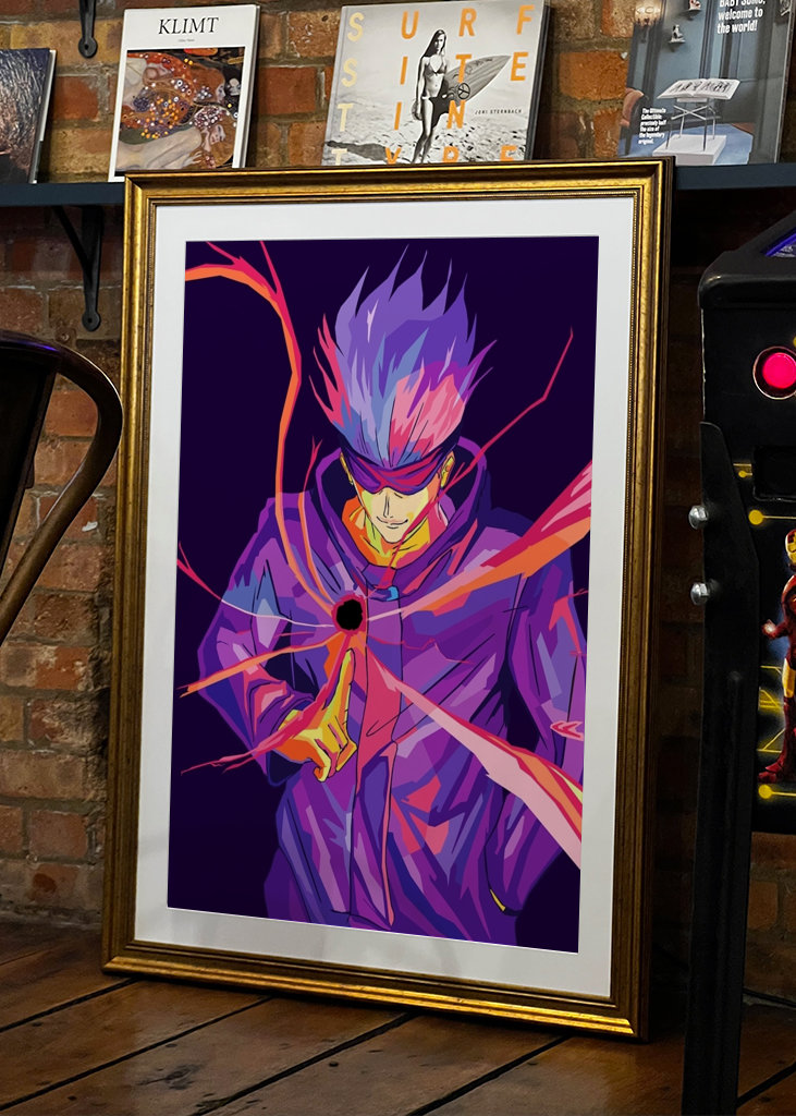 Gojo Satoru Wpap Pop Art